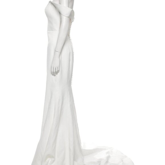 Justin Alexander Helena Strapless Long Dress - Picture 2 of 4